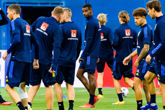Alexander Isak of the Swedish national football team