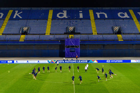 Bläddra bland fler bilder av Football, Nations League, Croatia, Practice