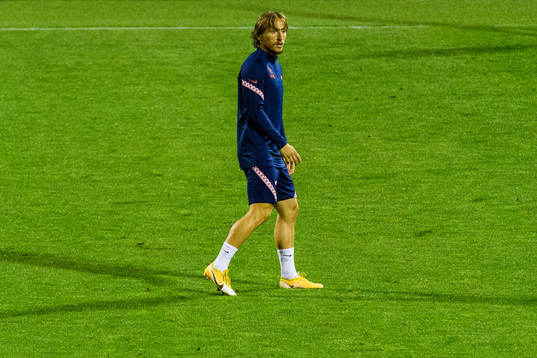 Luka Modric of the Croatian national football team
