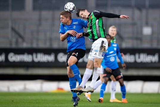 Halmstads Mikael Boman och GAIS Adnan Maric
