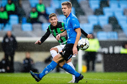 GAIS Nikola Ladan och Halmstads Mikael Boman