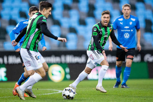 GAIS Nikola Ladan passar Adnan Maric