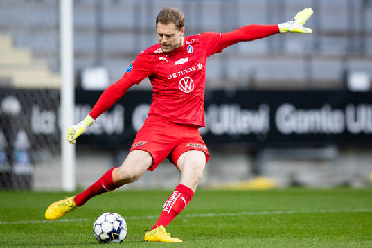 Halmstads målvakt Malkolm Nilsson Säfqvist