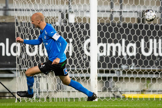 Halmstads Andreas Johansson jublar
