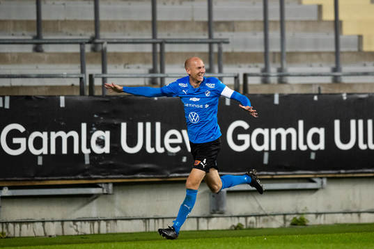Halmstads Andreas Johansson jublar