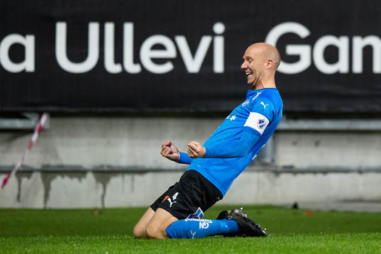 Halmstads Andreas Johansson jublar
