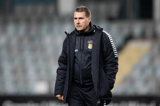 GAIS tränare Stefan Jacobsson deppar