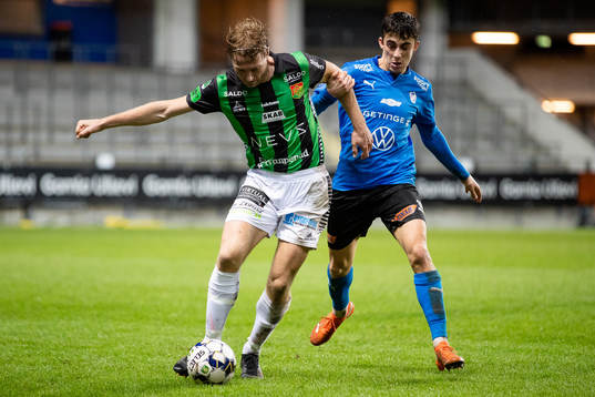 GAIS August Wängberg och Halmstads Samuel Kroon