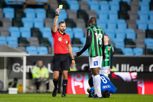 Domare Granit Maqedonci ger GAIS Boris Lumbana en varning