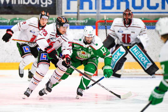 Örebros Oliver Eklind och Rögles Taylor Matson