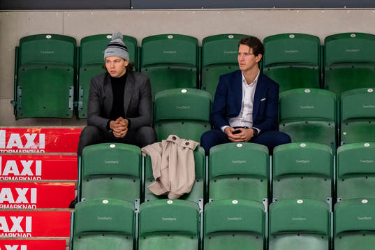 Rögles Moritz Seider och Adam Tambellini