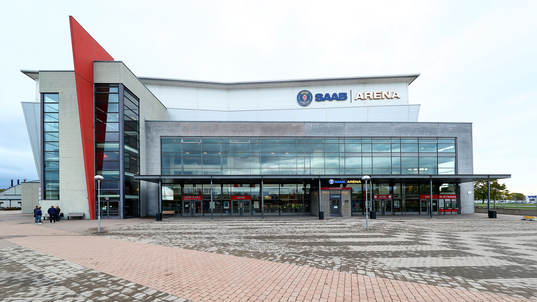 SAAB Arena före ishockeymatchen i SHL mellan Linköping