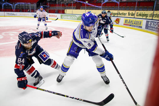 Linköpings Jimmy Andersson och Leksands Matt Caito