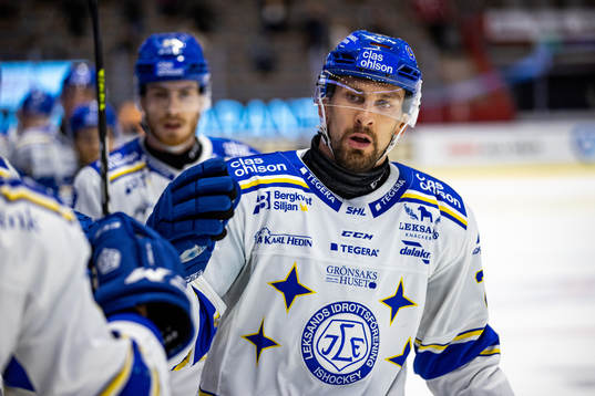 Leksands Marek Hrivík jublar