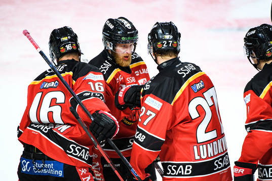 Luleås Niklas Olausson, Linus Klasen och Nils Lundkvist