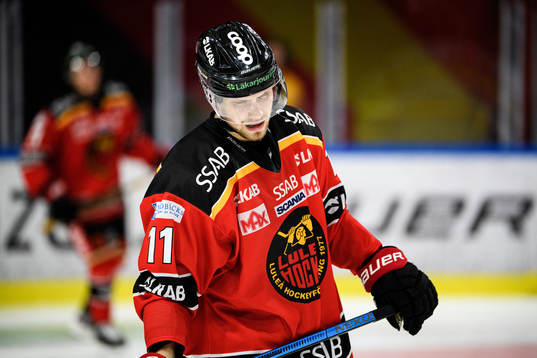 Luleås Petter Emanuelsson deppar
