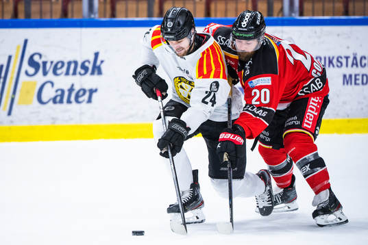 Brynäs Emil Molin och Luleås Jack Connolly