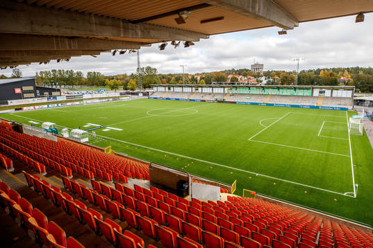 Iver Arena innan fotbollsmatchen i Superettan  mellan