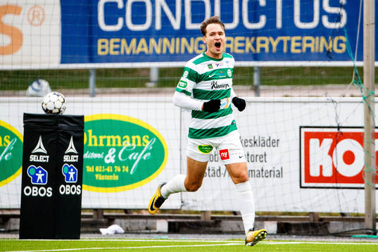 Västerås Viktor Prodell jublar