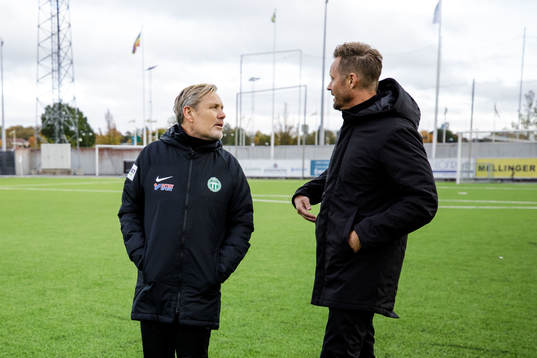 Västerås tränare Thomas Askebrand och Peter Markstedt