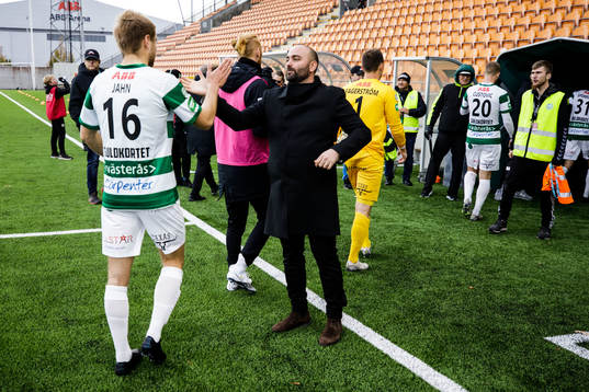 Västerås Michael Jahn och klubbchef Andreas Dayan