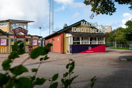 Entrén till Malmö Idrottsplats