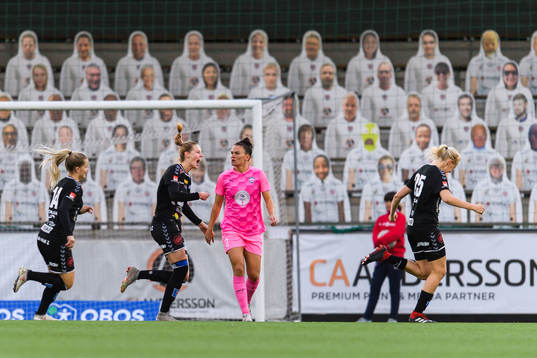 Kristianstad spelare jublar