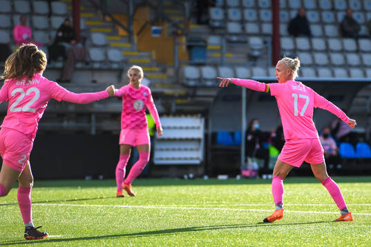 Rosengårds Caroline Seger jublar