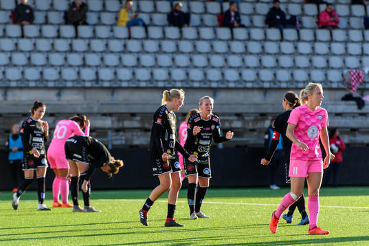 Kristianstads spelare jublar