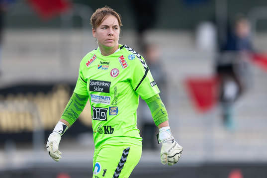 Kristianstads målvakt Brett Elizabeth Maron