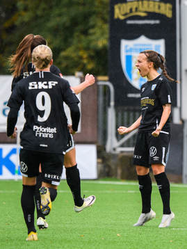 Göteborgs Julia Zigiotti Olme jublar