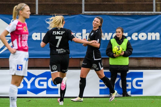 Göteborgs Pauline Hammarlund jublar