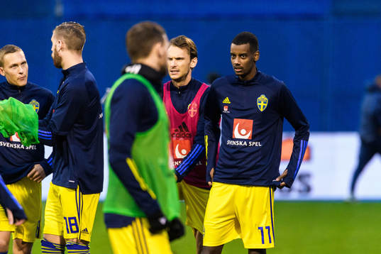 Alexander Isak  of Sweden