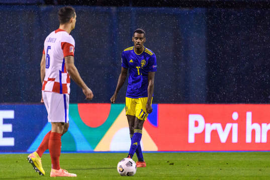 Alexander Isak  of Sweden