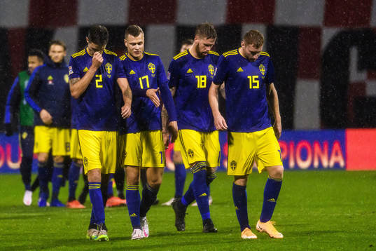 Mikael Lustig, Viktor Claesson, Pontus Jansson and Dejan