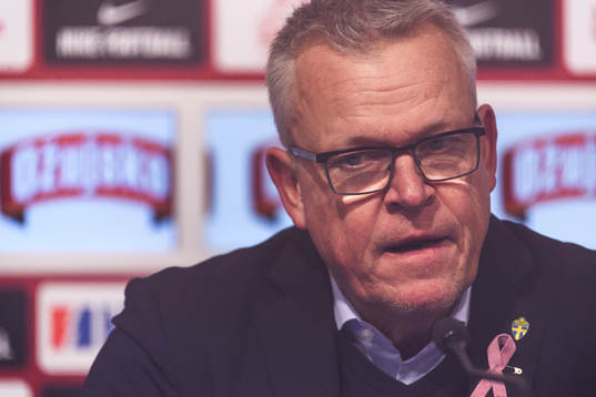 head coach Janne Andersson of Sweden