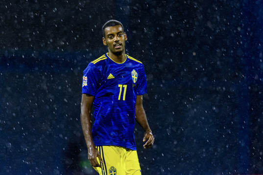 Alexander Isak of Sweden