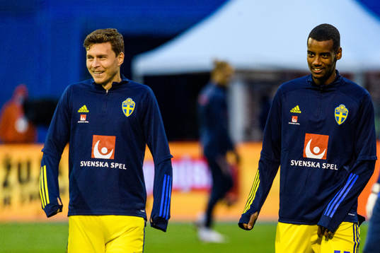 Victor Nilsson Lindelöf and Alexander Isak