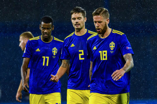 Alexander Isak , Mikael Lustig and Pontus Jansson