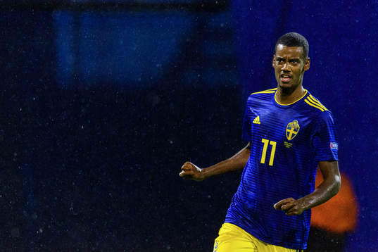Alexander Isak of Sweden