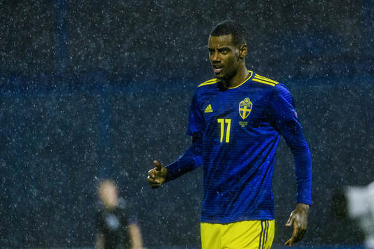 Alexander Isak of Sweden
