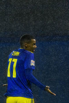 Alexander Isak of Sweden