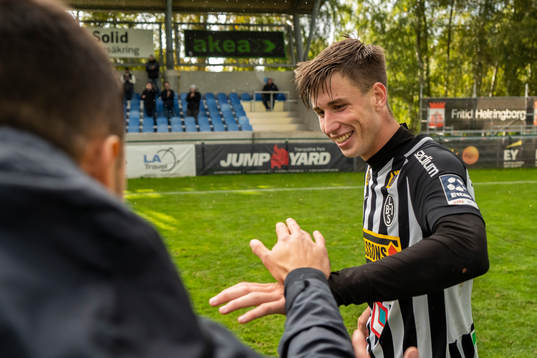 Landskronas Filip Olsson jublar