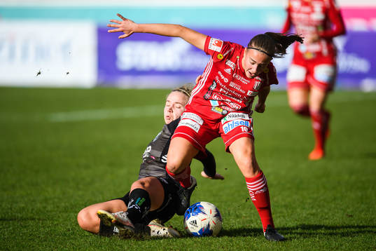 Växjös Signe Holt Andersen och Piteås Vilma Koivisto