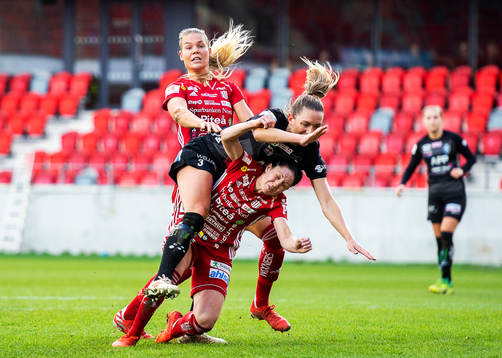 Växjös Jennie Nordin och Piteås Josefin Johansson