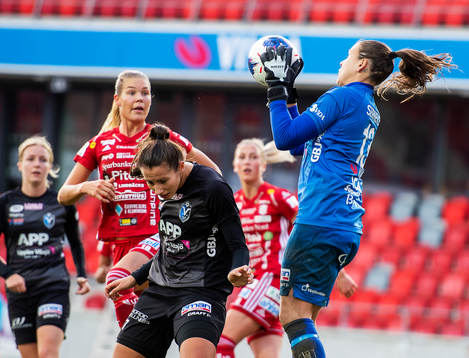 Växjös målvakt Katlynn Fraine