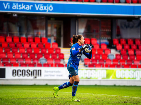 Växjös målvakt Katlynn Fraine