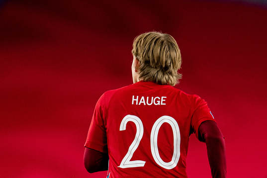 Jens Petter Hauge of Norway