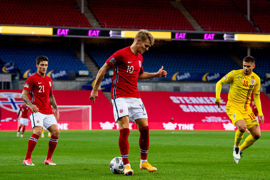 Mathias Normann of Norway, Martin Ødegaard of Norway and