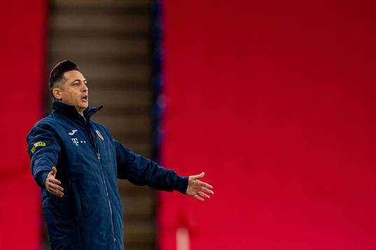 Mirel Radoi, head coach of Romania